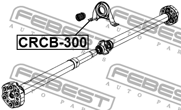 Подшипник подвесной CHRYSLER 300C 2004- CRCB-300 CRCB-300 FEBEST