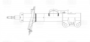 Амортизатор Geely Atlas (16-) 1.8i/2.4i (стойка) перед. прав. (AG 30356) AG 30356 TRIALLI