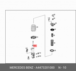СТОЙКА ПОДВЕСКИ 4473201000 A4473201000 A4473201000 MERCEDES BENZ