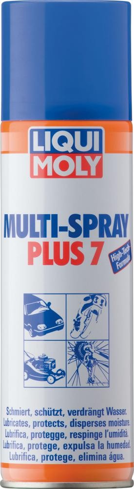 3304 мультиспрей проникающий! 300мл, семь в одном, Multi-Spray Plus 7\ 3304 LIQUI MOLY