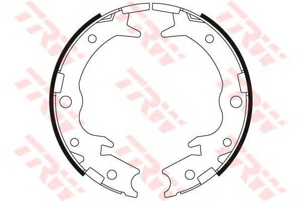 Колодки барабанные HONDA ACCORD VII, CR-V II, FR-V, SHUTTLE (RA), STREAM (RN) GS GS8697 TRW