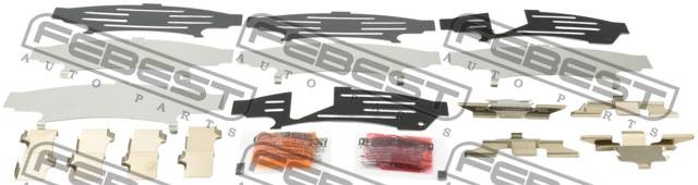 Комплект монтажный для дисковых колодок MAZDA 6 GH 2007-2012 0503-GHF 0503-GHF FEBEST