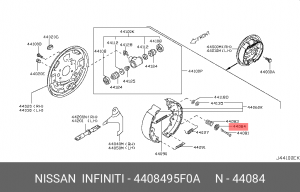ALMERA CLASSIC (2006>) 44084-95F0A NISSAN