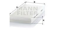 Фильтр салонный CU3847 CU3847 MANN FILTER