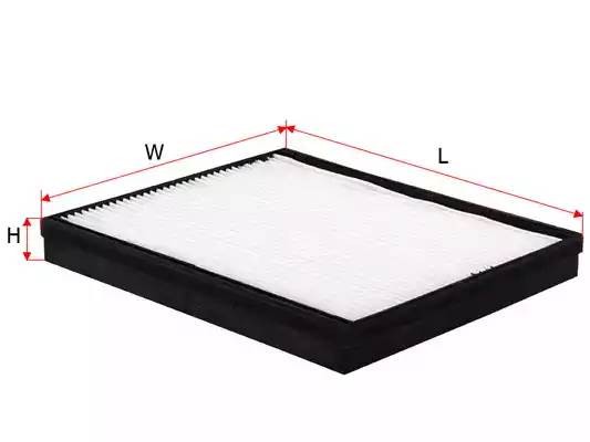 Фильтр воздушный салона DAEWOO Nubira (03-) CHEVROLET Lacetti (05-) SAKURA CA65170 SAKURA