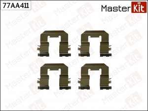 Комплект установочный тормозных колодок HYUNDAI SANTA FE 03-06-, KIA SORENTO 11- 77AA411 MASTER KIT