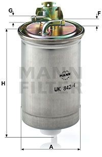 AUDI/VW  GOLF III/PASSAT B4/T4 WK8424 MANN FILTER