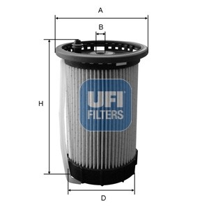 Фильтр топливный дизельный 26.065.00 26.065.00 UFI