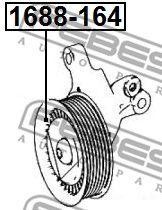 Ролик обводной FORD TRANSIT 06-, MERCEDES W164 1688-164 1688-164 FEBEST