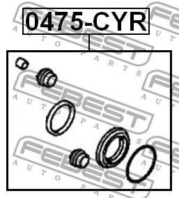 Ремкомплект задн суппорта 0475-CYR 0475-CYR FEBEST