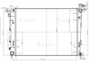 Радиатор охл. Kia Sportage III/Hyundai iX35 (10-) G (Словакия/РФ) Sportage III/i LRC08S5 LUZAR
