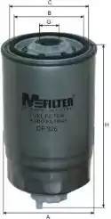 фильтр топливный! \ Audi,DAF,Fiat,Ford,Iveco,Opel,Renault,Seat,Tarpan,VW,Volvo DF326 MFILTER AUTOMOTIVE FILTERS