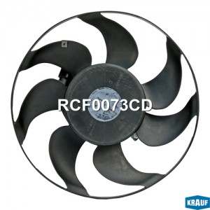 вентилятор охлаждения! с электроприводом D295 mm \Skoda Octavia A5,VW Golf IV/V, RCF0073CD KRAUF
