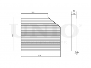 Фильтр салонный FLT-40103 UNIO