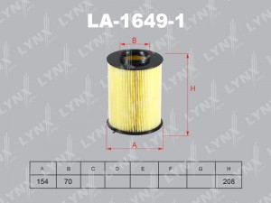 FORD FOCUS II / III (2008>) LA-1649-1 LYNXAUTO