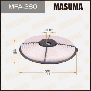 фильтр воздушный!\ Toyota Corolla/Starlet 1.0/1.3 84> MFA-280 MASUMA