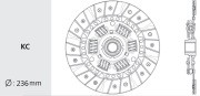 Диск сцепления TOYOTA CAMRY II-III RAV4 I 4RUNNER II 2.0-3.0 86-06 TY18 TY18 VALEO PHC