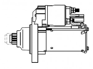 Стартер (тип Valeo) 1,2кВт LST 1851 START VOLT