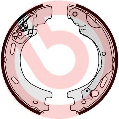 Колодки тормозные LAND ROVER Range Rover Sport (05-13) стояночного тормоза (4шт. S 44 509 BREMBO