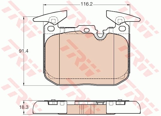 BMW 1-СЕРИЯ F20/F21/ 3-СЕРИЯ F30/F31 GDB1943 TRW