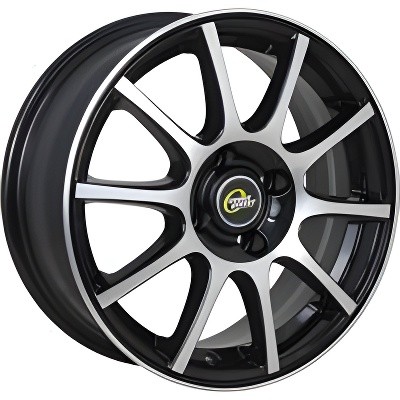 Cross Street CR-16 15.0 / 6.0J PCD 4x114.30 ET 44.00 ЦО 56.60 Литой / Черный с п 9320421 CROSS STREET