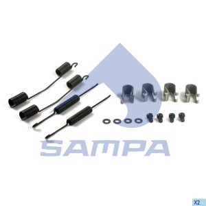 Ремкомплект IVECO колодок тормозных (пружины) SAMPA 060519 SAMPA