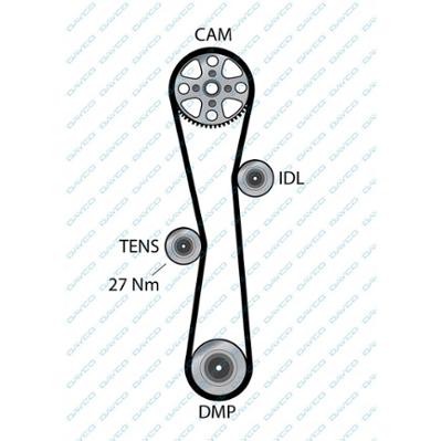 Ремень ГРМ HYUNDAI Accent,Elantra,Getz (105х22) DAYCO 94660 DAYCO