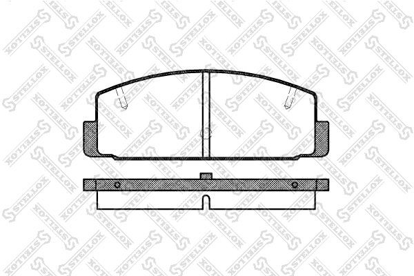 колодки дисковые з.!\ Faw, Mazda 626 GF/GW 1.8i/2.0i/2.0Di/ 97-02 190020-SX STELLOX