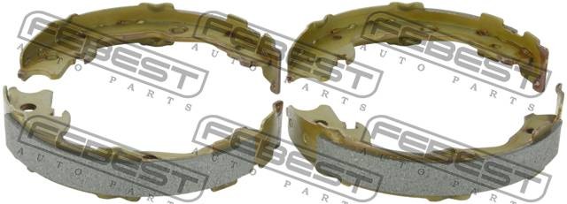 Колодки барабанные NISSAN QASHQAI J10E 2006-2013 0202-T31R 0202-T31R FEBEST