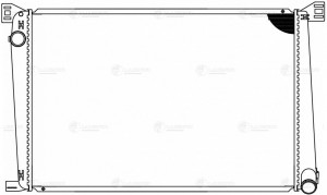 Радиатор охл. для а/м MINI ClubmaN(07-)/CountrymaN(10-) LRC2601 LRC 2601 LUZAR