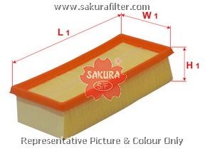 Фильтр воздушный MITSUBISHI Colt (04-) SAKURA A1076 SAKURA