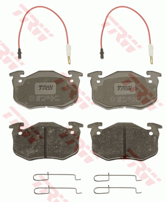 GDB328 571331B=FDB440 !колодки дисковые п.\ Renault Rapid 1.6D 84-98/Twingo 1.2  GDB328 TRW