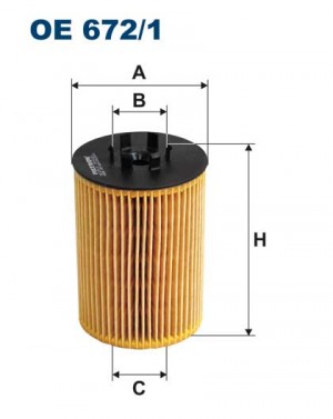 Фильтр масляный BMW 7 (E65,E66) FILTRON OE6721 FILTRON