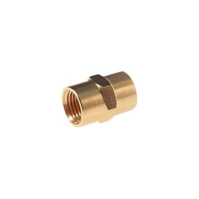 Переходник для компрессора F1/4"хF1/4" внутренняя резьба в блистере ROCKFORCE RF-FF0404 ROCK FORCE