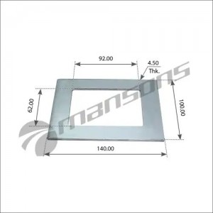 Пластина BPW рессоры (140x101x4.5) MANSONS 300.240 MANSONS