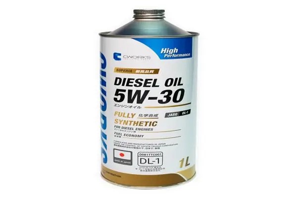 Масло моторное SUPERIA DIESEL OIL 5W-30 DL-1 1L A12SR1001 A12SR1001 CWORKS