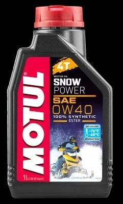 Масло моторное для 4-х тактных двигателей MOTUL SNOWPOWER 4T 0W40 синт.1л 105891 MOTUL