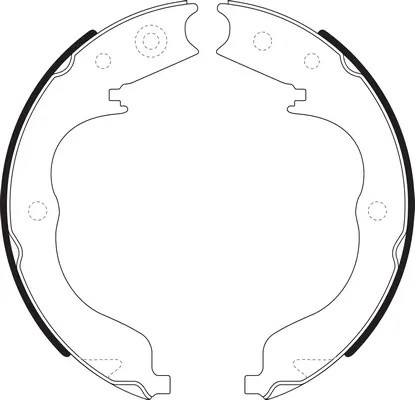 Колодки стояночного тормоза MITSUBISHI OUTLANDER/PEUGEOT 4007/SUBARU IMPREZA/FOR BS20625 SB NAGAMOCHI