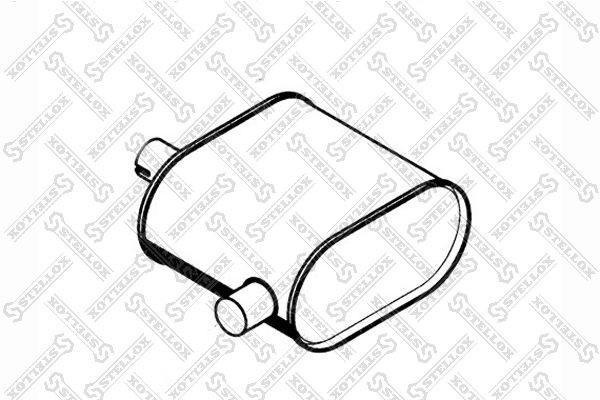 резонатор(бочка) глушителя ! овальный \RVI Premium 96> 82-03029-SX STELLOX