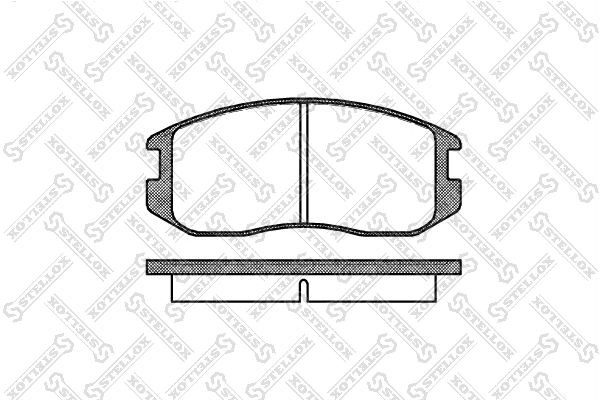 357 00=FDB759=572375B !колодки дисковые п.\ Mitsubishi Lancer/Colt 1.3-2.0/1.8D- 368-000-SX STELLOX