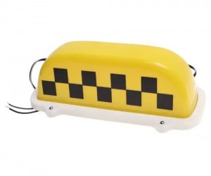 Знак TAXI магнитный с подсветкой 12V желтый MEGA ELECTRIC TX201 MEGA POWER