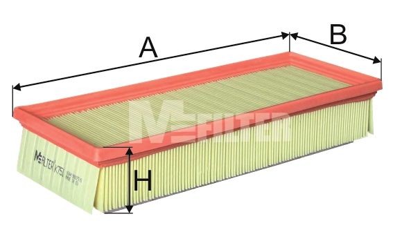 фильтр воздушный!\ Audi A4/A5 1.8TFSi/2.0TDi 07> K751 MFILTER AUTOMOTIVE FILTERS
