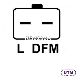 Регулятор RENAULT Logan (04-) напряжения генератора UTM RB0239A UTM