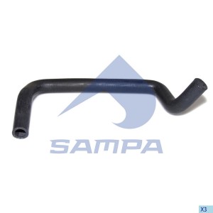 Патрубок радиатора 079130 SAMPA