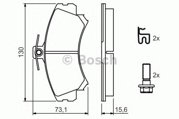 MITSUBISHI COLT (Z3) (2004>) 0 986 424 371 BOSCH