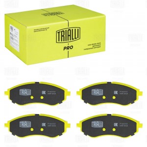 Колодки торм. Chevrolet Aveo T200 (02-)/T255 (08-) диск. перед. (керам.) (PF 062 PF 062101CR TRIALLI