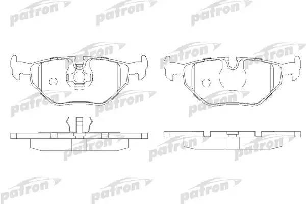 Дисковые тормозные колодки PBP578 (GDB917) PBP578 PATRON