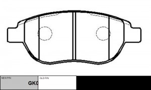 CITROEN XSARA / PEUGEOT 307 136.8x57.5x19.4 / BOSCH GK0893 CTR