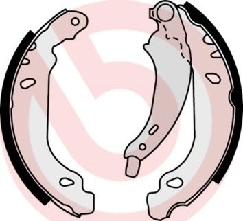 S61525 колодки барабанные!\ Peugeot 206 1.1i-1.9D 98> S 61 525 BREMBO