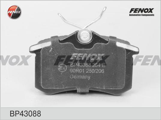 Колодки диск задние A4 00-09, 97-05 BP43088 BP43088 FENOX